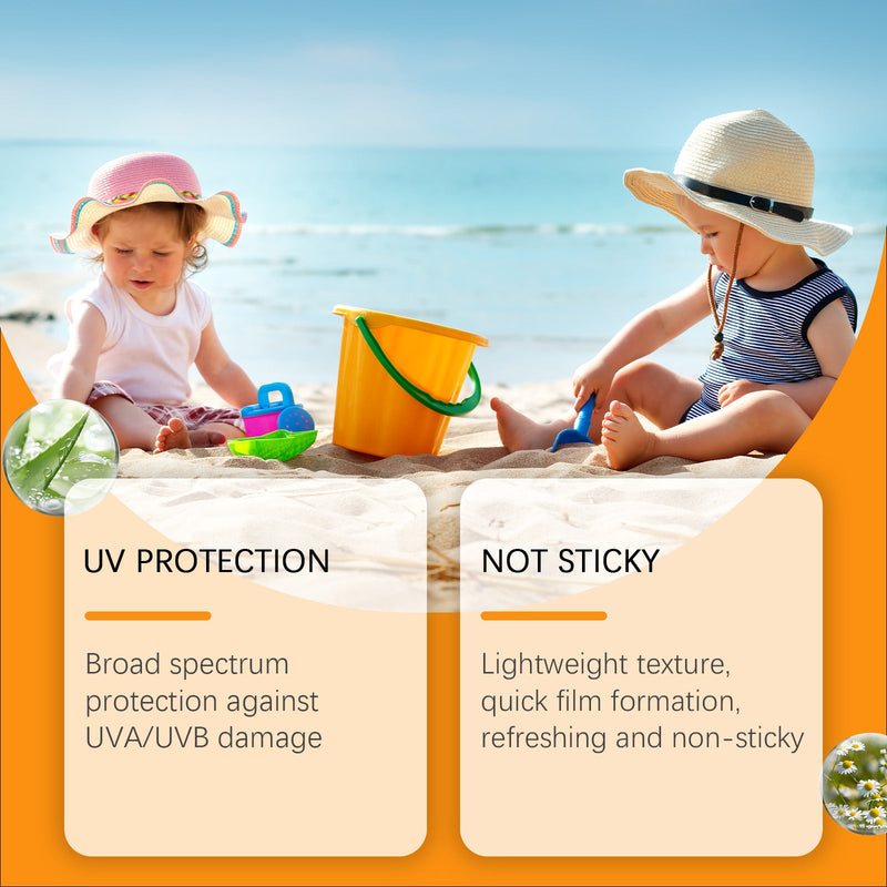 Wiieey Children's Protective Cream, Outdoor Activity Daily Protection Light Moisturizing Hydrating Skin Care Cream
