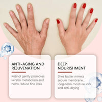 OUHOE Retinol Moisturizing Hand Cream, Shea Butter Moisturizes Fine Lines And Improves Dryness