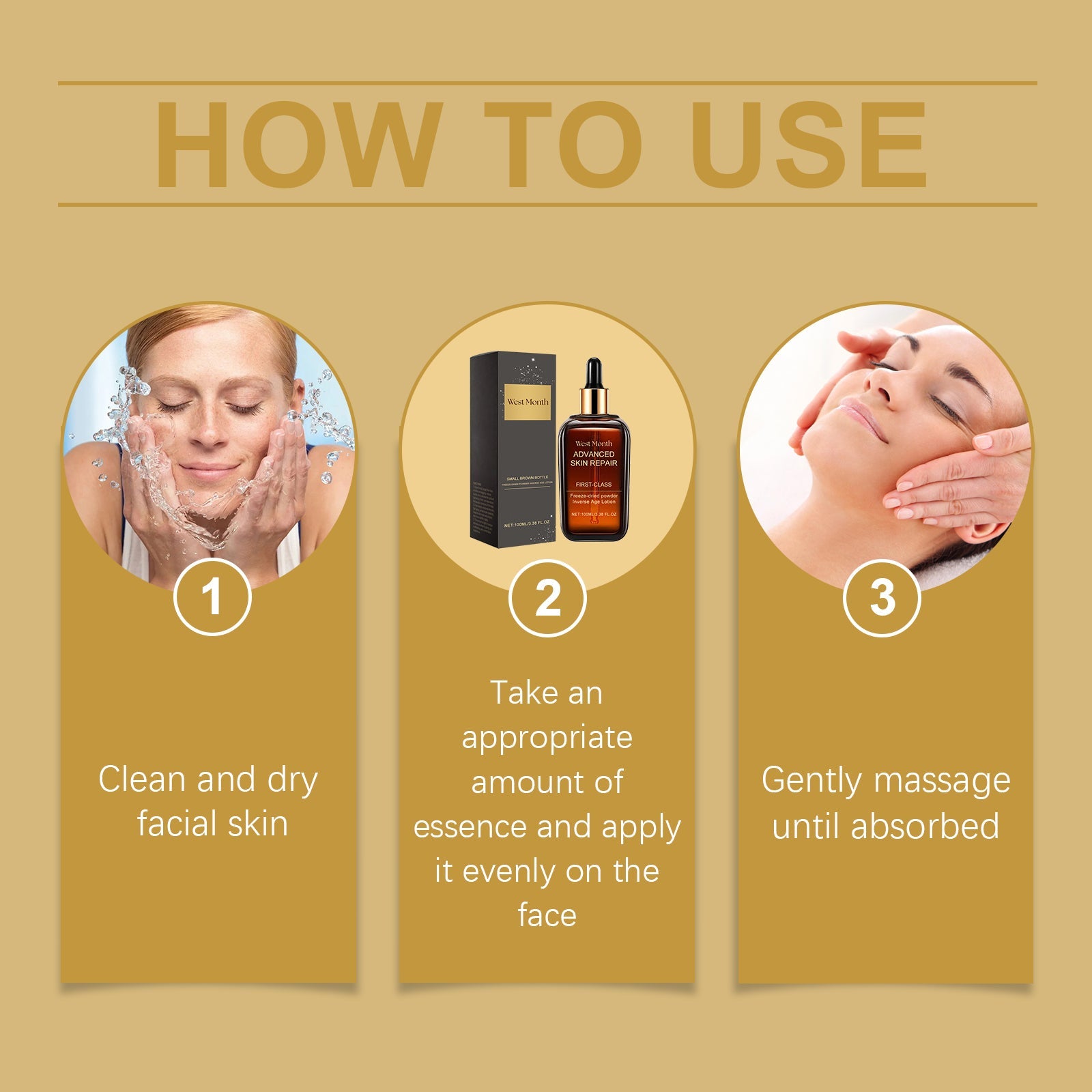 Facial Repair Serum, Brightening, Moisturizing, Hydrating And Firming Skin Serum