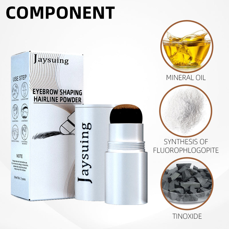 Eyebrow Print Set, Embellishing Hairline Eyebrow Contour Shadow Portable Eyebrow Powder