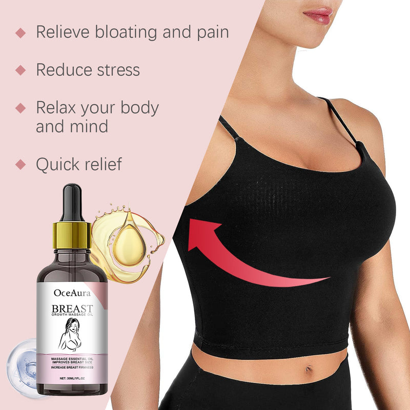 Breast Care Massage Oil Moisturizes Women's Chest Massage Firming Oil Breast Care Volumizing Essential Oil