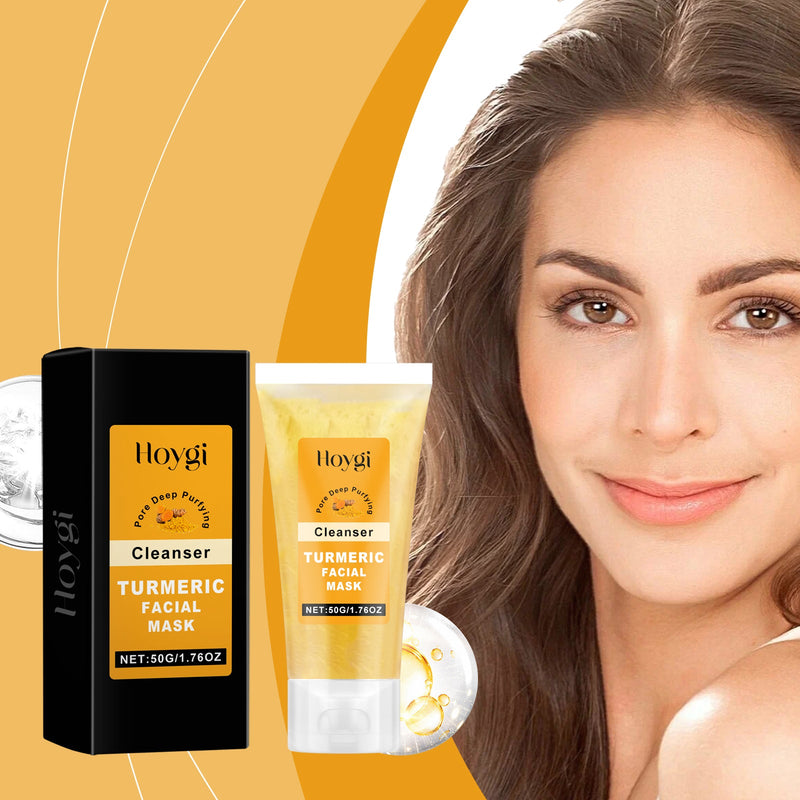 Turmeric Peel Mask Deeply Cleanses Skin, Delicate Pores, Brightens Skin, Hydrates And Moisturizes Skin