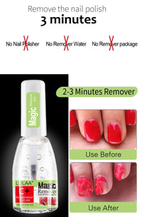 LULAA 15ml Remover Nail Gel Nail Polish Remover Liquid Nail Cleanser Nail Polish Remover Bursting Sticky Manicure Tools