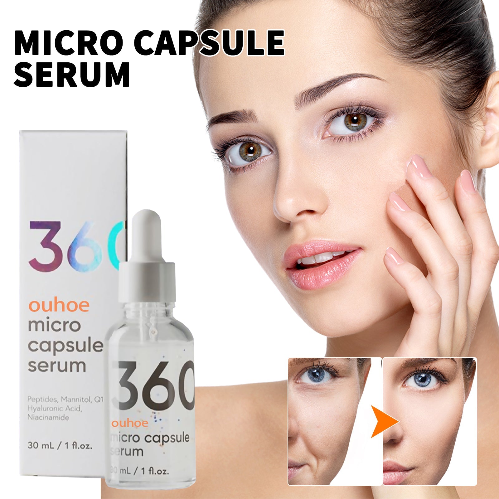 Moisturizing Capsule Essence Facial Care Neck Line Whitening Moisturizing And Firming Essence