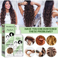 West&Month Curly Hair Elastin, Moisturizing Curly Hair Styling Fluffy Elastic Strong Hair Smoothing Frizz And Hair Care