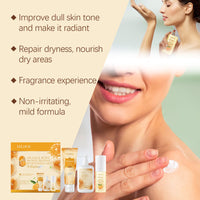 Orange Body Moisturizing Whitening Fragrance Gift Set Gentle Moisturizing Moisturizing Skin Care Set