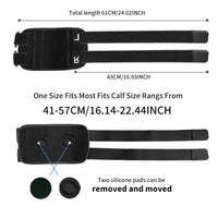 Adjustable sports support leg straps ischium leg guards and protective gear
