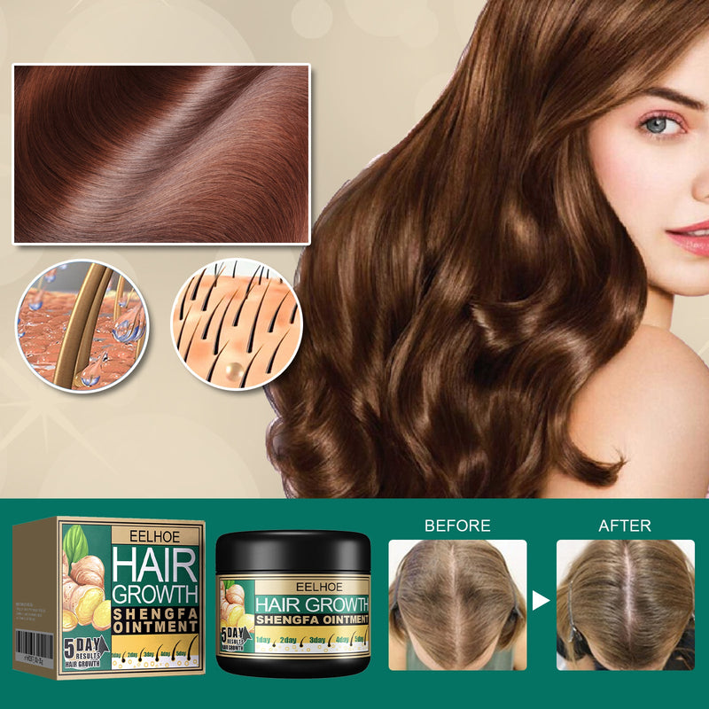 EELHOE Ginger Hair Care Cream Nourishing, Soft, Nourishing And Repairing Dry Scalp Massage Cream