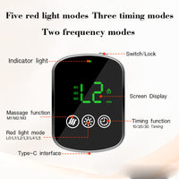Infrared vibration massage hot compress belt