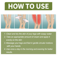 Vein Therapy Cream, Soothe Sore Swollen Leg Blood Vessels Repair Veins Body Care Cream