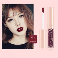 12PCS Matte Lipsticks Waterproof Lipstick Lip Sticks Cosmetic Easy To Wear Lip Gloss Makeup 12 Colors Non-stick Cup Lipstick