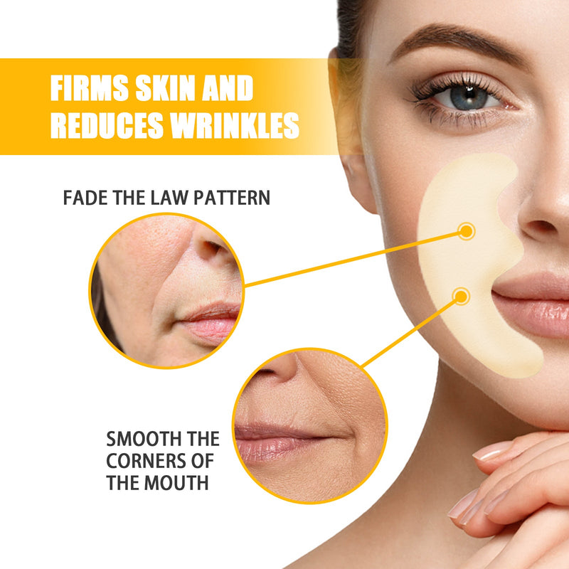 Collagen Smile Line Patch, Firming Smile Line And Smoothing Wrinkles Collagen Facial Patch