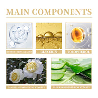 Collagen Cleanser, Moisturizing, Moisturizing And Firming Facial Skin, Cleaning, Anti-Wrinkle, Anti-Aging Eyes