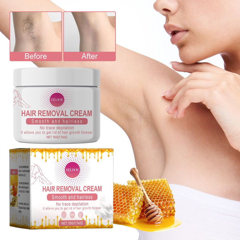 Hair Removal Cream, Underarm Leg Hand Hair Removal Mild Non-Irritating Smooth Delicate Skin Clean
