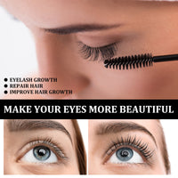 EELHOE Castor Oil Mascara Daily Natural Eyelash Curl & Curl Beauty Gentle Moisturizing Treatment