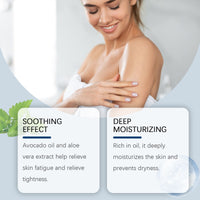 OUHOE Sports Soothing Shower Lotion Moisturizes And Cleanses Body And Skin With A Refreshing And Non-Sticky Shower Lotion