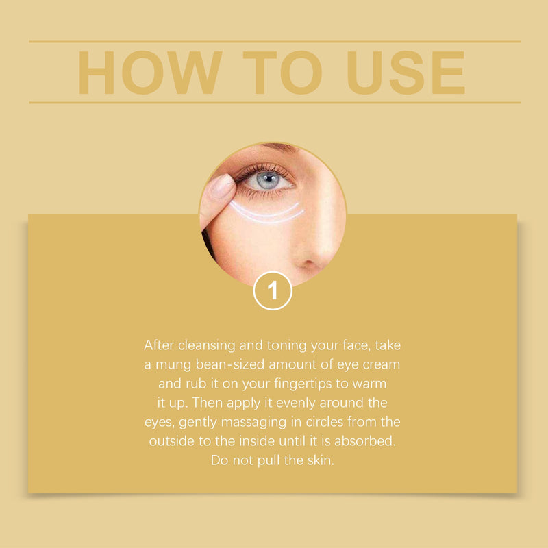 Jaysuing Retinol Eye Cream, Deeply Moisturizes And Nourishes, Improves The Skin Around The Eyes, Relieves Dryness And Tightens The Eye Area
