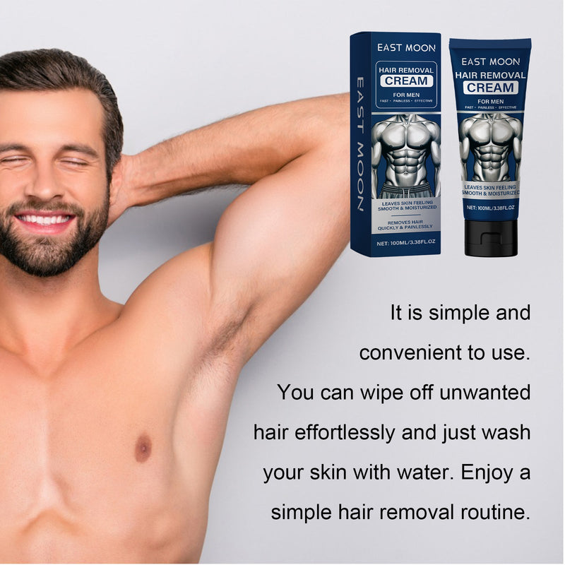 Hair Removal Cream, Men Remove Lip Beard Armpit Hands And Legs Hair Mild Does Not Stimulate Body Hair Removal Cream