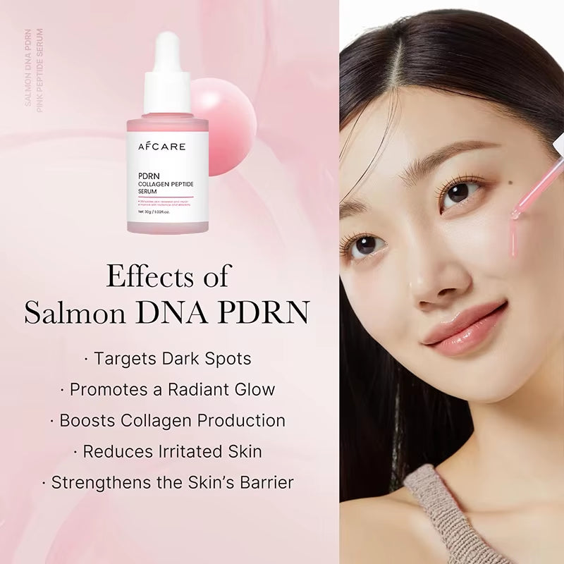 Complex Peptide Acne Serum PDRN Collagen Shrink Pores Fade Melanin Smooth Brightening Skin Korean Skincare Products