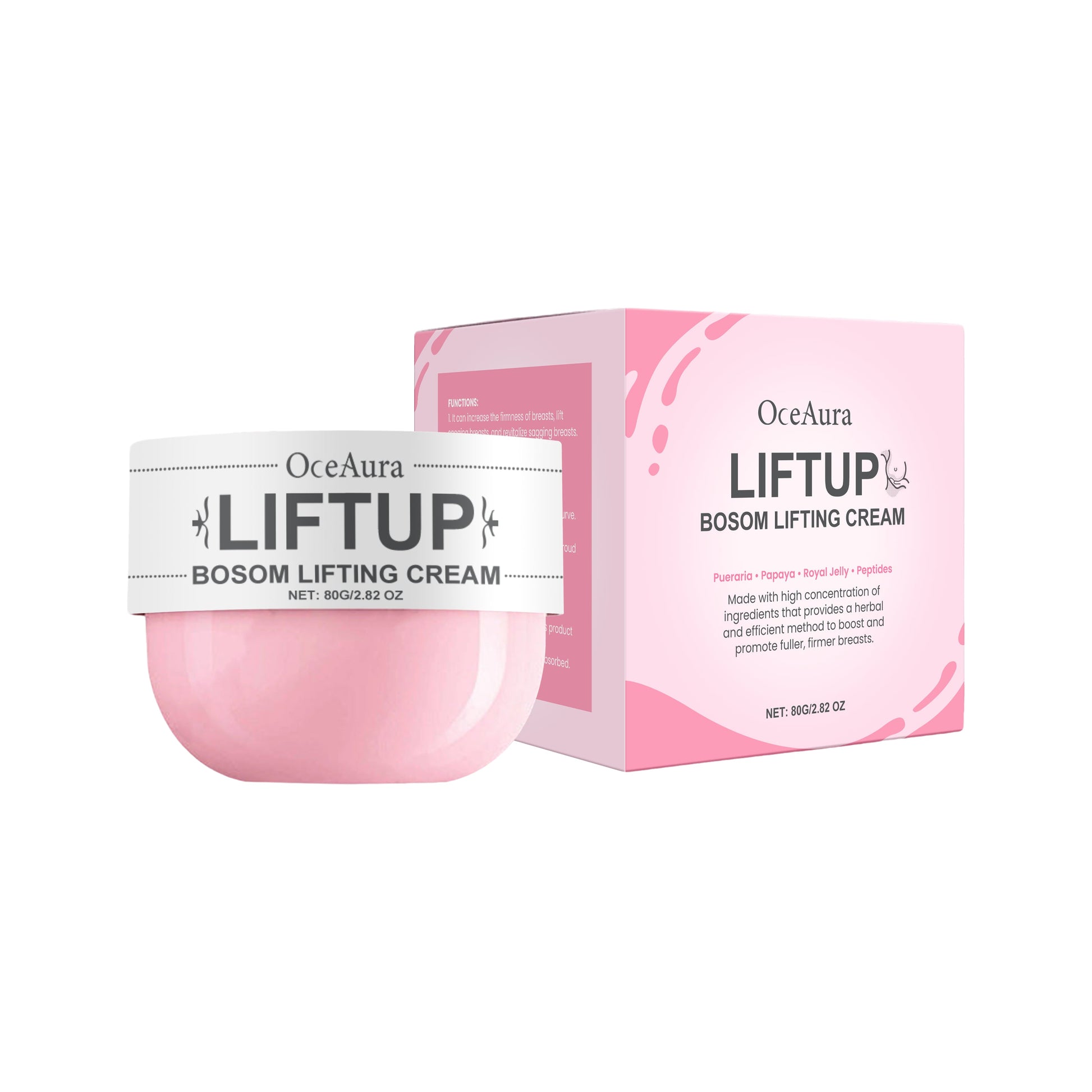 Pueraria Papaya Breast Firming Cream, Moisturizing And Firming Chest Skin Daily Massage Care Cream
