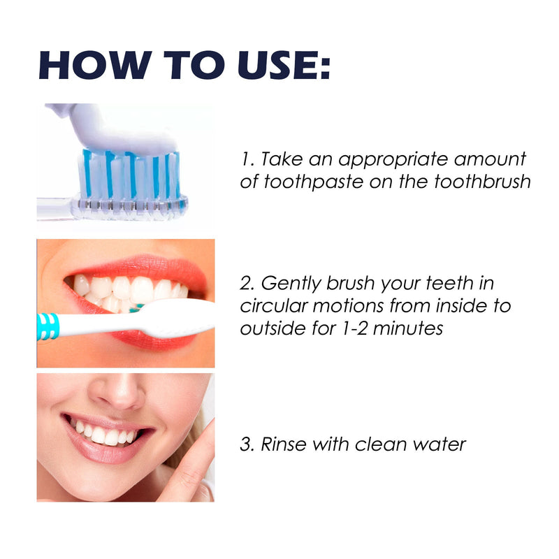 EELHOE Ginseng Propolis White Toothpaste, Cleaning Stains Bad Breath, Teeth And Gums Care White Toothpaste