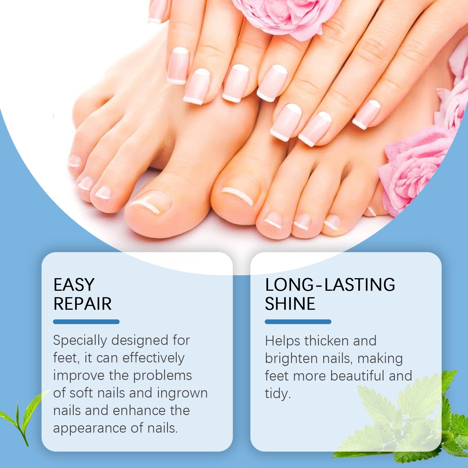 Nail Repair Patch, A Gentle And Clean Hand, Foot And Foot Nails Soft And Moisturizing Nail Repair Patc