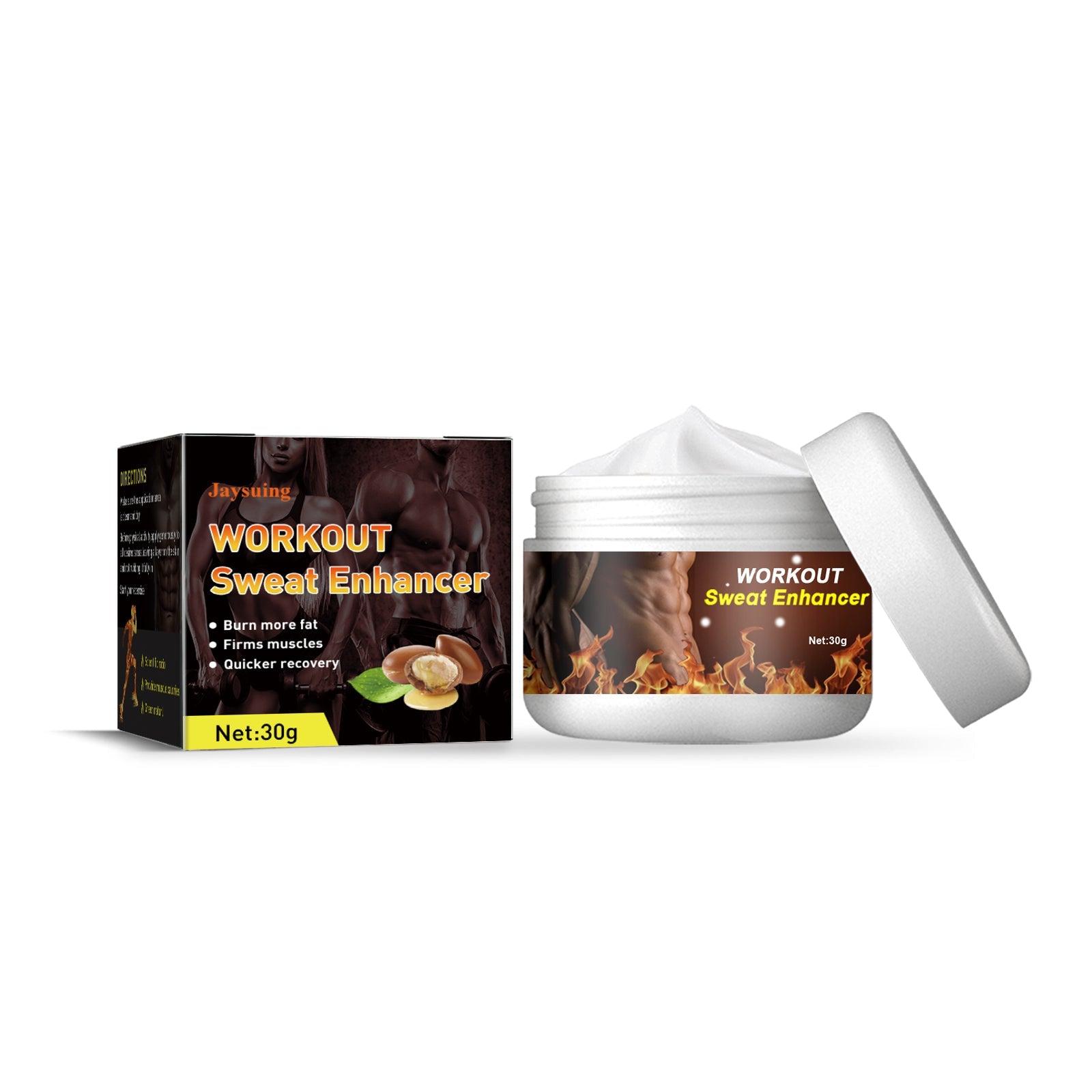 Jaysuing Ab Cream, Enhancing Line And Muscle Firming Shaping Sports Body Sculpting Cream