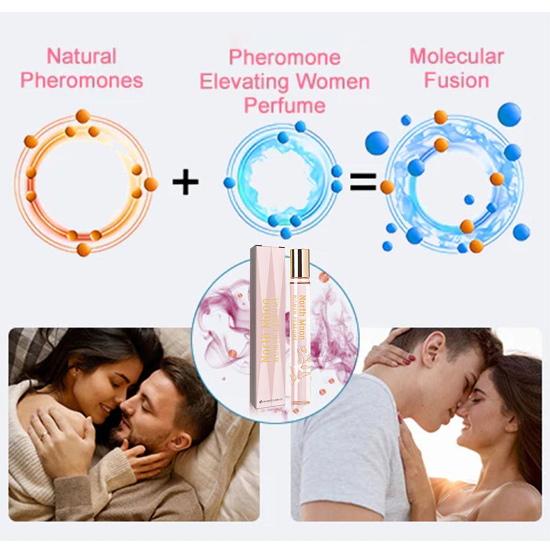 North Moon Ladies Ball Perfume, Portable Fragrance Lasting Light Fragrance Ball Perfume