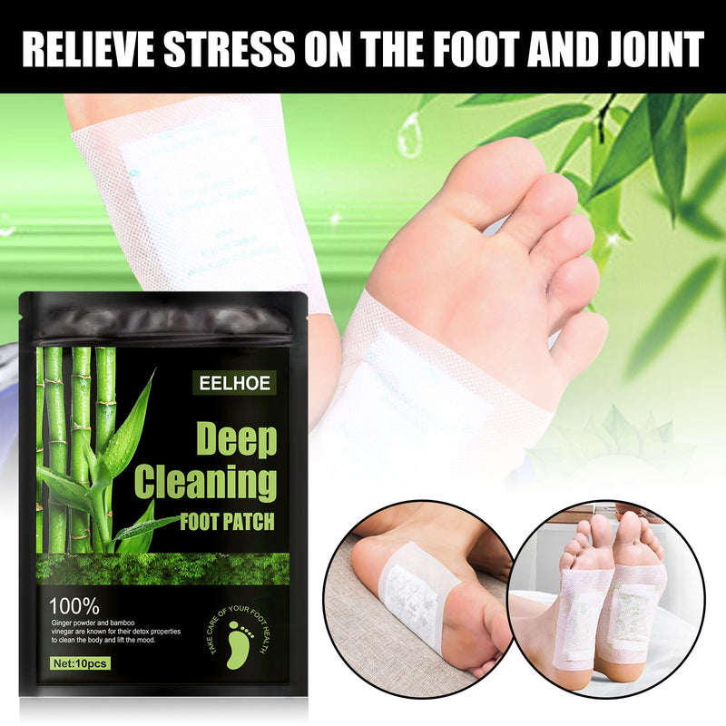 EELHOE Natural Foot Pads, Relieves Body Stress And Improves Sleep Deep Cleaning Foot Patch