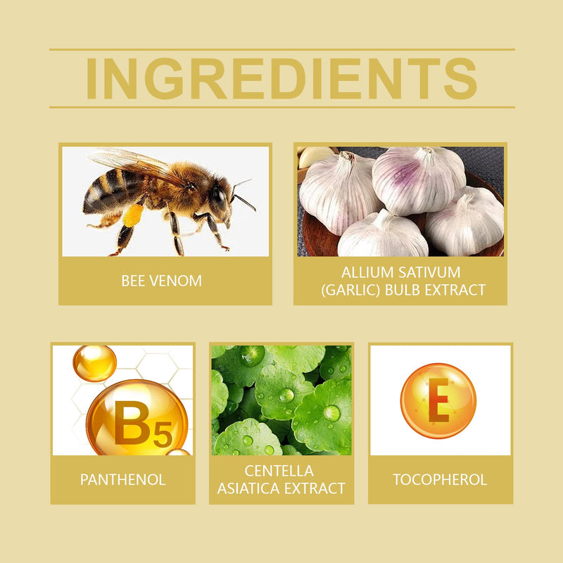 Bee Venom Body Care Gel Daily Massage Repair Smooth Skin Moisturizing Skin Care Gel