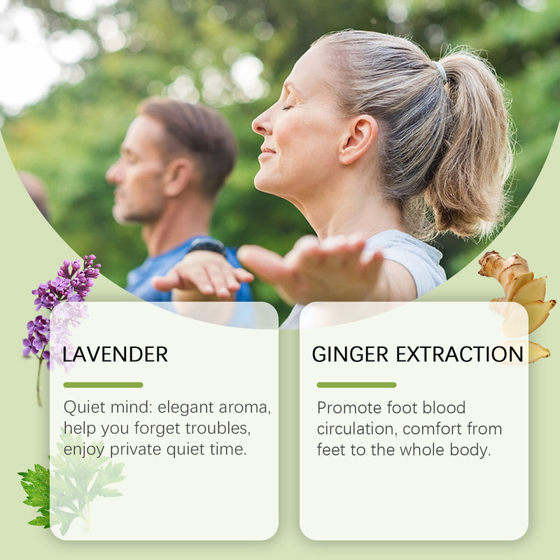 Ginger Foot Care Kit Herbal Ingredients Foot Soak Kit Relieves Tight Foot Cleaning And Maintenance