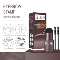 Eyebrow Stamp, Lazy Eyebrows Fill Makeup Eyebrow Cake Waterproof Hairline Powder