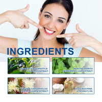 Coconut Mint Mouth Wash, Remove Stains Remove Odors Clean Mouth Whitening Teeth Oral Care