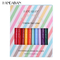 HANDAIYAN 12 Matte Colored Eyeliner Pens Quick Drying Gel Eyeliner Pens
