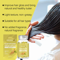 EELHOE Hair Essential Oil Capsule Scalp Care To Improve Dry Hair And Smooth Hair Care Essential Oil Gentle Moisturizing
