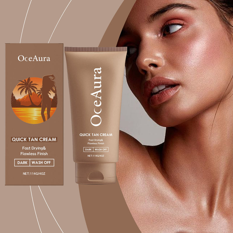 OceAura Mild Darkening Cream, Summer Outdoor Mild Sunning Cream Soft And Glossy Face Body Skin Darkening Cream
