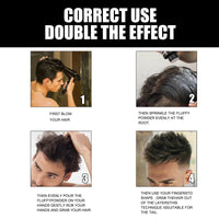 East Moon Men's Texture Powder Effective Moisturizing Styling Hair Voluminous Lasting Cool Styling Styling