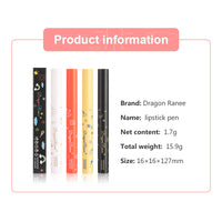 Crayon Lipstick Milk Tea Color Red Bean Paste Color Lip Liner Student Velvet Lipstick Pen Matte Lipstick