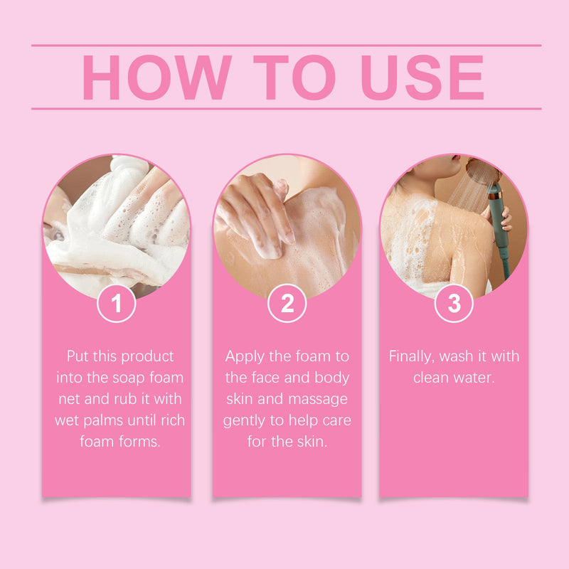 OUHOE Skin Care Bath Soap Nourishing, Hydrating, Hydrating, Tender And Gentle Cleansing Rich Foam Bath Soap