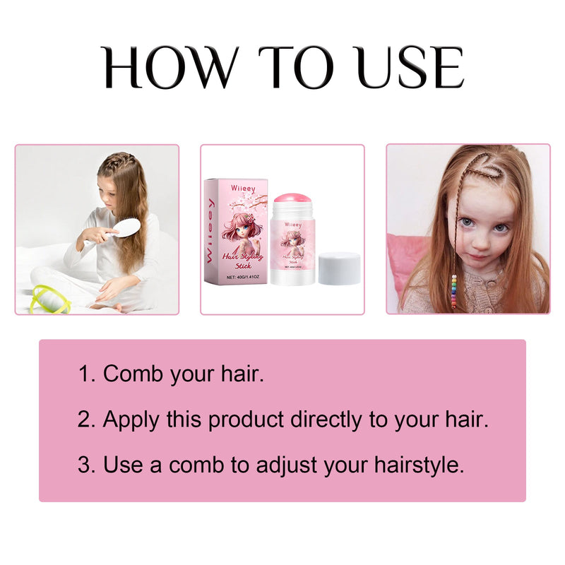 Cherry Blossom Hair Stick, Perm, Curly Hair, Styling, Moisturizing Hair, Smoothing And Smoothing Care For Frizz