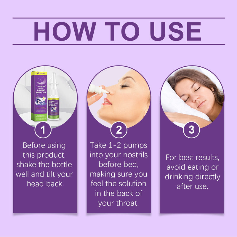 Snore Spray For Home Nasal Relief And Stop Snoring To Help You Sleep Snoring Nasal Cleansing Treatment Spray