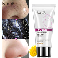 Mango Blackhead Remover Acne Treatment Nose Oil-control Mud Pore Strip Mask Whitening Cream Peel off Mask Nose Peel Skin Care