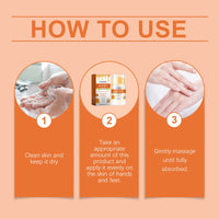 Hand And Foot Care Stick, Deep Moisturizing Soft Skin Cleansing Exfoliating Honey Nourishing Hand And Foot Care Cream
