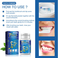 OUHOE Teeth Whitening Cleaning Powder, Beauty Teeth Stain Removal Fresh Mouth Teeth Cleaning Powder