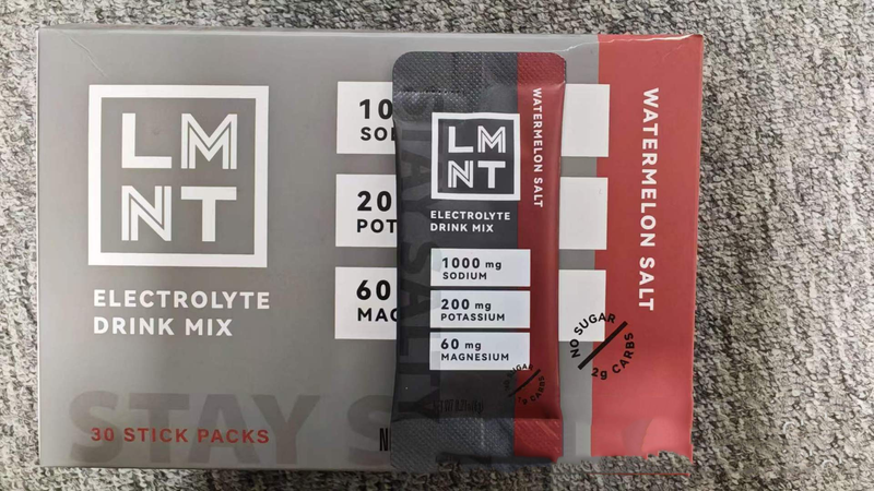 Hot selling electrolyte powder, sports salt supplement powder, mixed powder beverage LMNT model
