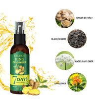 Ginger Hair Spray, Strengthens Hair, Massages Scalp And Restores Hair