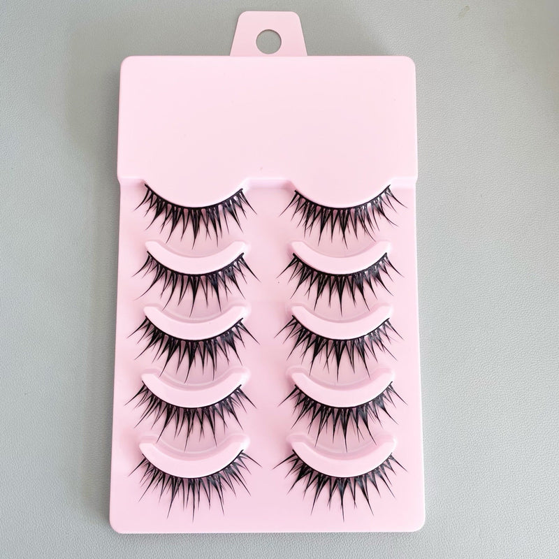 Cartoon Bushy Black Terrier Big Devil False Eyelashes Whole Piece Barbie Eyelashes Natural Little Devil