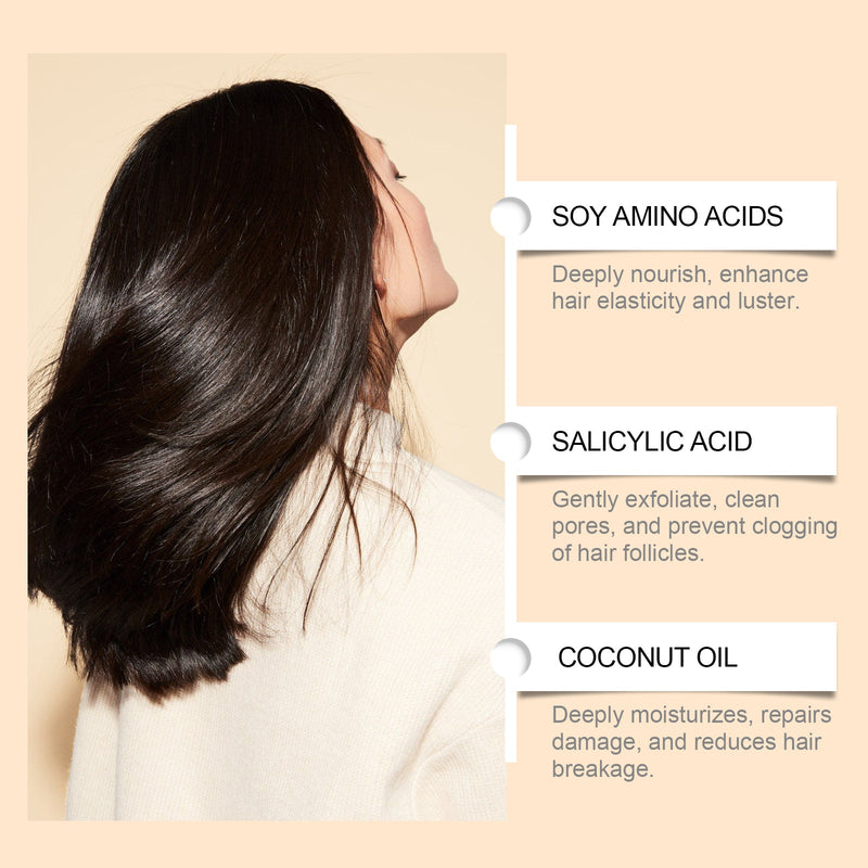 Rice Head Scrub Cleans Dandruff, Moisturizes, Fluffs And Strengthens Hair Care Scrub