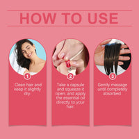Hair Essential Oil Care Capsules Relieve Dry Hair, Frizzy Split Ends, Soft And Smooth Care Essential Oil For Hair Care