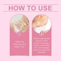OceAura Breast Care Cream Plump And Nourish Breast Skin Lift Line Elastic Massage Treatment Cream